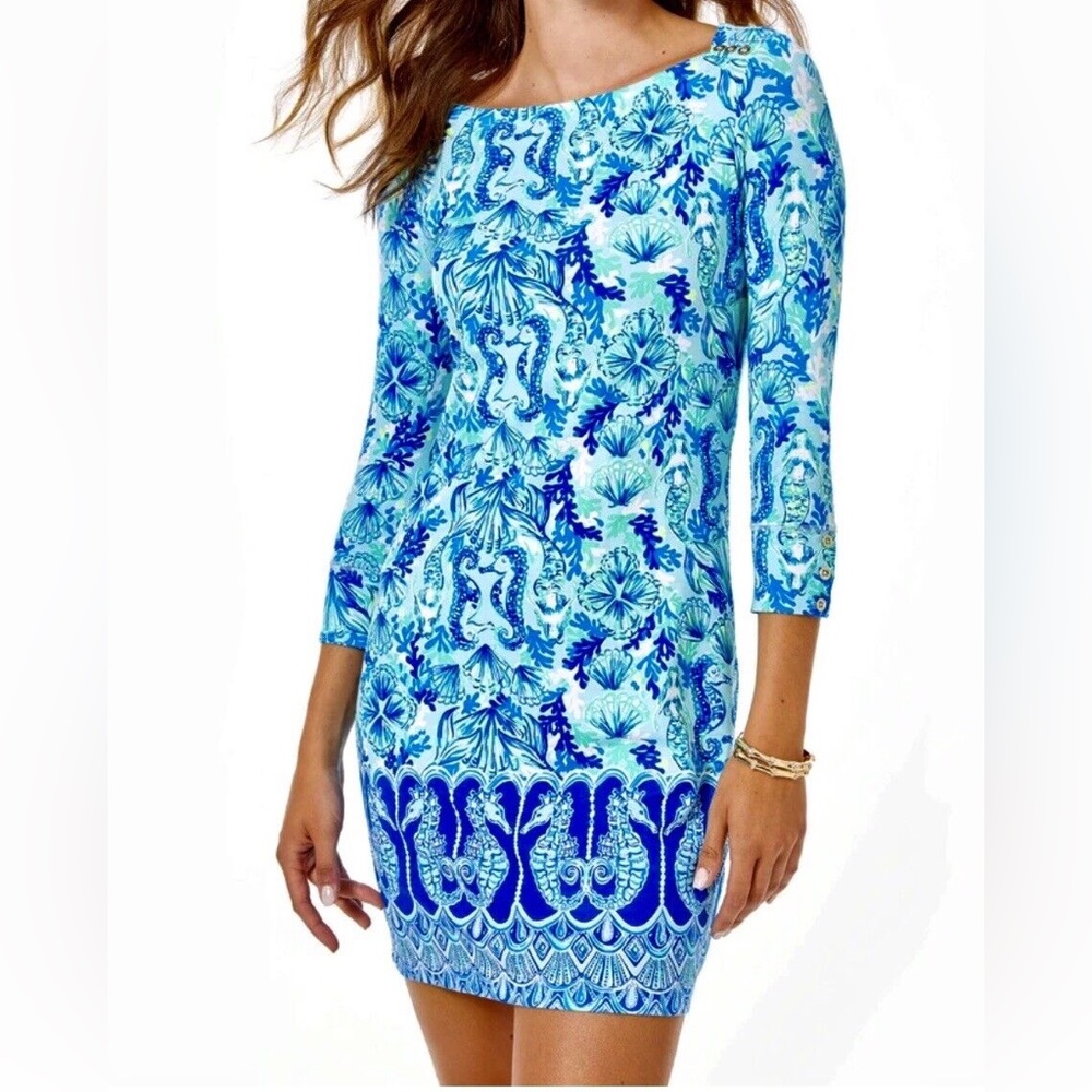 Lilly Pulitzer Sophie UPF50+ Sea Glass Aqua